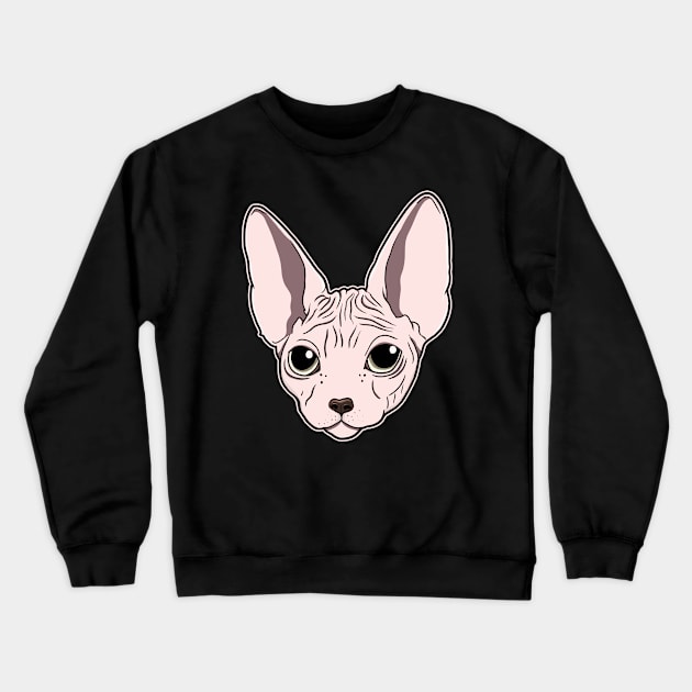 Sphynx cat Crewneck Sweatshirt by Spectralstories